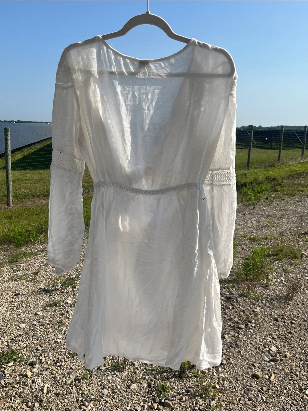 Roxy White Tie-Front Women's Swim Coverup